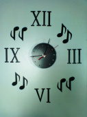 Часы настенные LTR RE-44 ноты