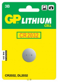 Батарейка (таблетка) GP CR2032-C1 1шт.