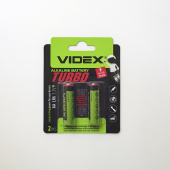 Батарейки пальчиковые VIDEX Turbo LR6 2/BL 2 шт.