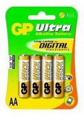 Батарейки пальчиковые GP 15AU-2CR4 Ultra 4шт.