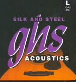 Струны для акустической гитары металлические GHS 345 (010-013-20w-26-34-42)