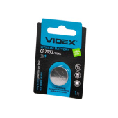 Батарейка (таблетка) VIDEX CR2032 1/BL 1шт.