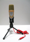 Микрофон конденсаторный LTR JG-27 золотистый