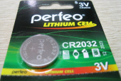 Батарейка (таблетка) PERFEO CR2032 5/BL 1шт