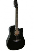 Гитара 12-струнная MADEIRA HW-812 BK