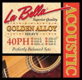 Струны для акустической гитары LA BELLA 40PH 14-58