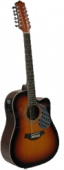 Гитара 12-струнная акустическая BRAHNER BG-125C
