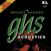 Струны для акустической гитары металлические GHS BB20X (.011-.050) Bright Bronze 80/20