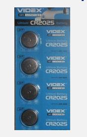 Батарейка (таблетка) VIDEX CR2032 5/BL 1 шт.