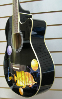 Гитара акустическая SM W-01CP4-BK Fhish