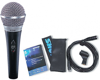 Микрофон динамический  SHURE PG48-XLR