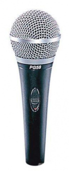 Микрофон динамический SHURE PG58-QTR