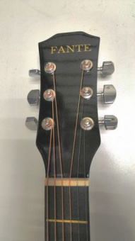 Фолк гитара FANTE FT-D38 BK Уценка1