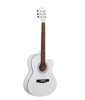 Фолк гитара ELITARO E4010C WH Уценка