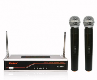 Радиосистема с 2-мя ручными микрофонами ENBAO EU-850